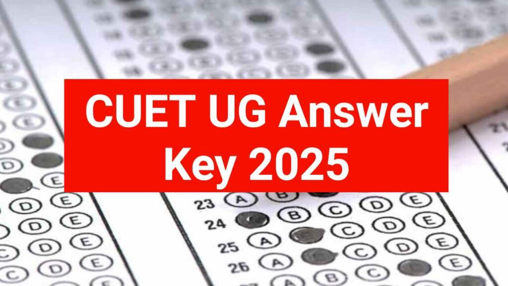 CUET UG Answer Key 2025